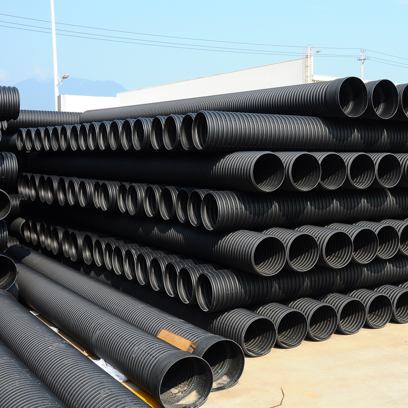 厦门400SN8 国标HDPE双壁波纹管厂家 污水管