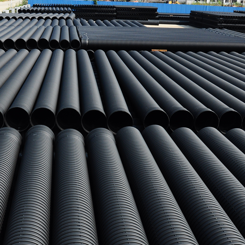 漳平600SN8F HDPE双壁波纹管厂家 下水管