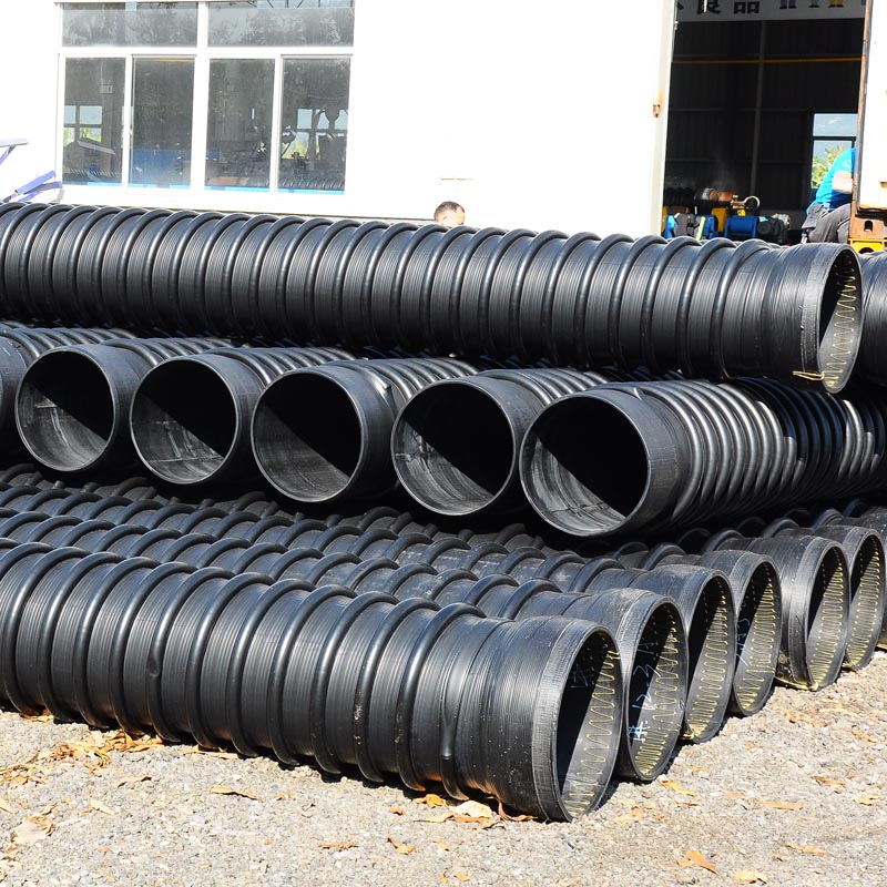 汕头300SN10国标正10级HDPE克拉管 排污管