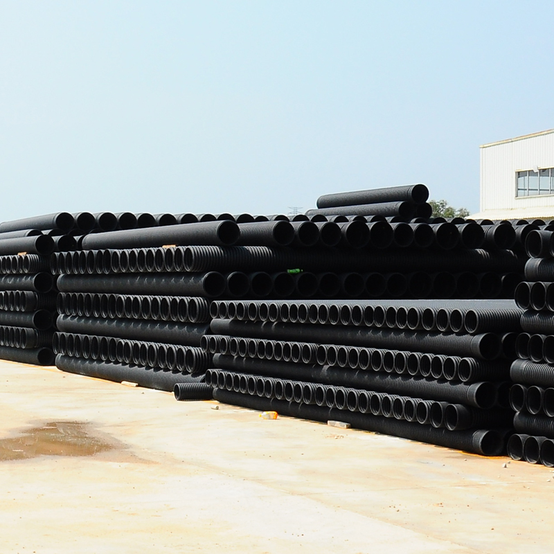 HDPE双壁波纹管、中空壁缠绕管、螺旋增强缠绕管